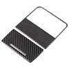 2pcs Rear Storage Panel Trim Cover Real Carbon Fiber Stylish Car Interior Decoration