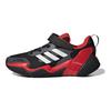 adidas 4Uture Rnr El K Chaussures de Running pour Enfants Confortables Durables à Tige Basse Chaussures de Running pour Enfants Noir Rouge GY9384