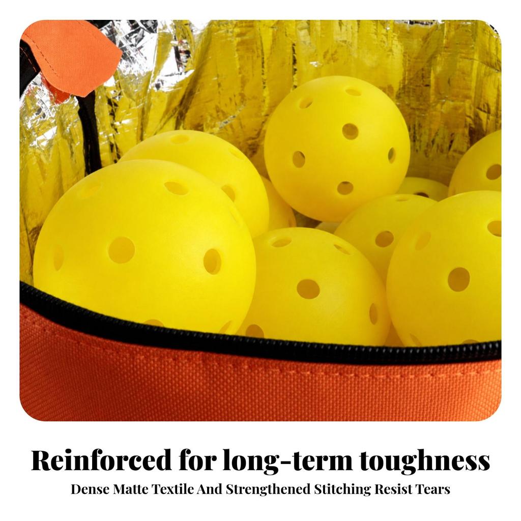 Pail Ball Bag Foldable Tennis Wear Resistant for Training Sessions