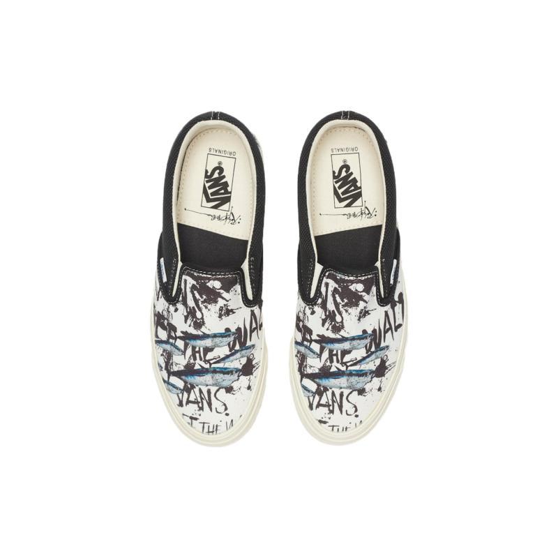 Vans Ralph Steadman X Vans Og Classic Slip On Lx 'Blue Tuna' Vans VN0A45JKVQM