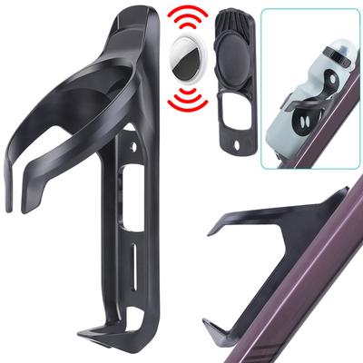 Bike Bottle GPS Tracker Cage Anti-Theft Bicycle Water Bottle Cage Scratch-Proof Bike Water Bottle Bracket for Apple AirTag