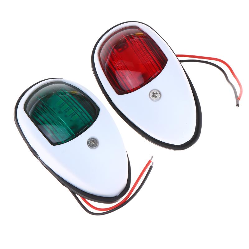 Yacht 12V LED Waterproof Sounding Light Red and Green Marine Lamp for Night Safety Boat