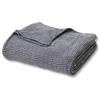 Teijin Conome Blanket Waffle Throw, Air Conditioning Protection, Single, Gray, Exclusive To Teijin Conome Group Direct Stores