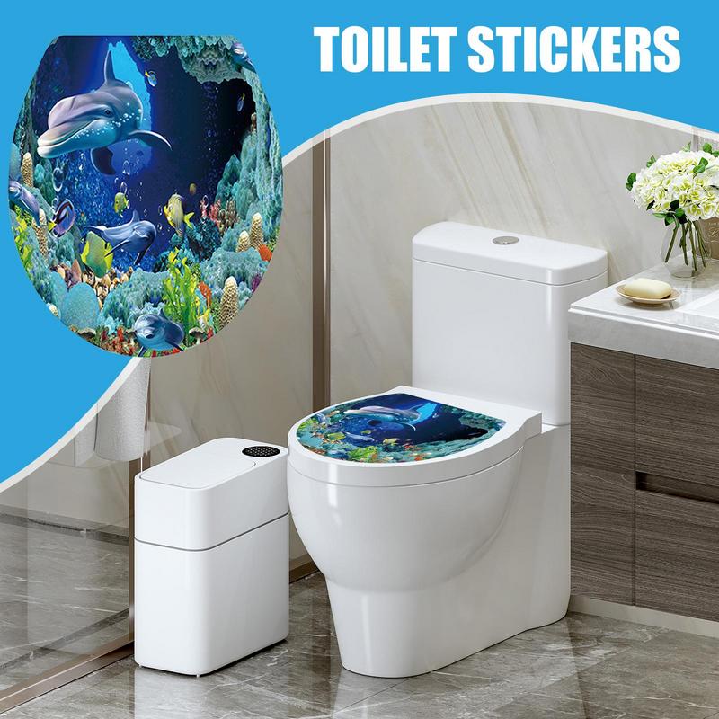 

Крышка для морского туалета Наклейка на бачок туалета Моющаяся Отклеивающаяся Декор мебели Для туалета Ванной Комнаты Домашний Декор China Mainland
