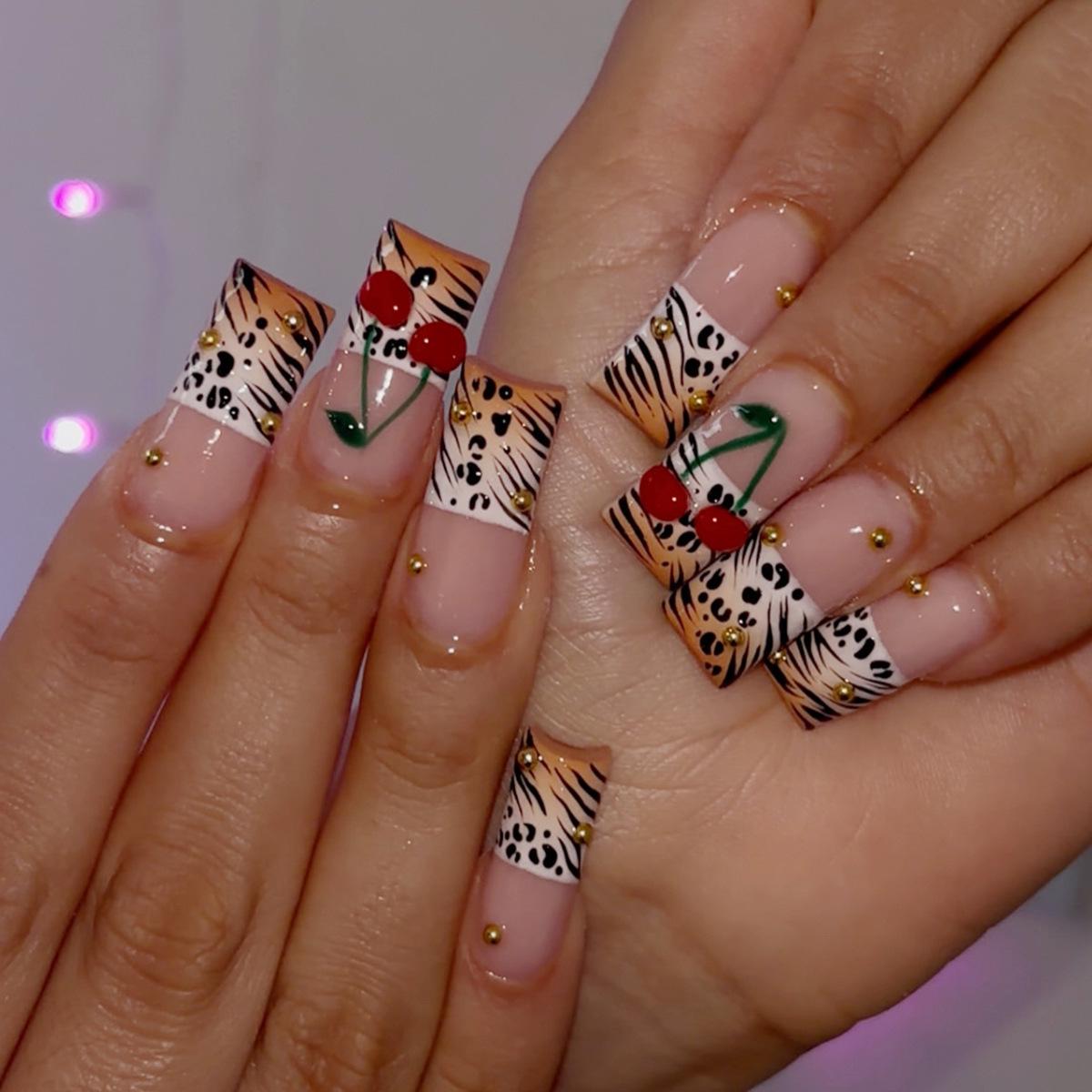 

Adorable Pink Melody Heart Bow Nail Tips - Ice Transparent Wearable Art