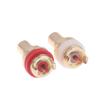2/4Pcs Rca Jack Plug Copper Gold Plated Cmc Rca Socket For Speakers Terminals Audio Wire Connectors Accessories