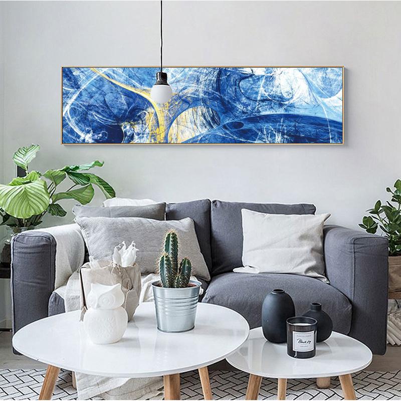Сучасні абстрактні олійні фарби на полотні, плакати та принти, настінний живопис, абстрактна лінія, малюнок для декору вітальні без рамки