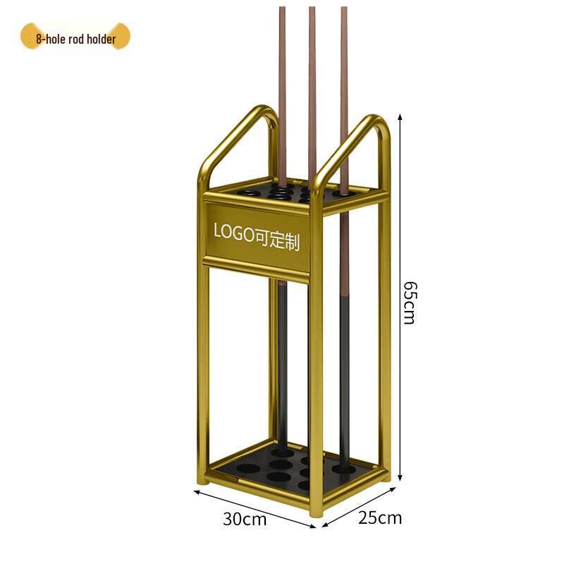 8-Hole Floor-Standing Billiard Cue Rack