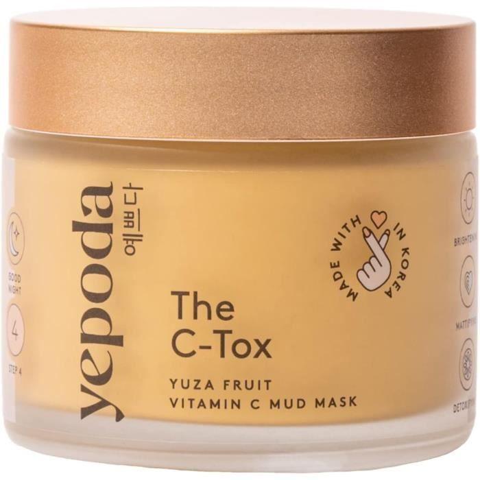 Gesichtsmaske - YEPODA - THE C-TOX - 80g - Yuzu-Früchte - Kaolin - Vegan