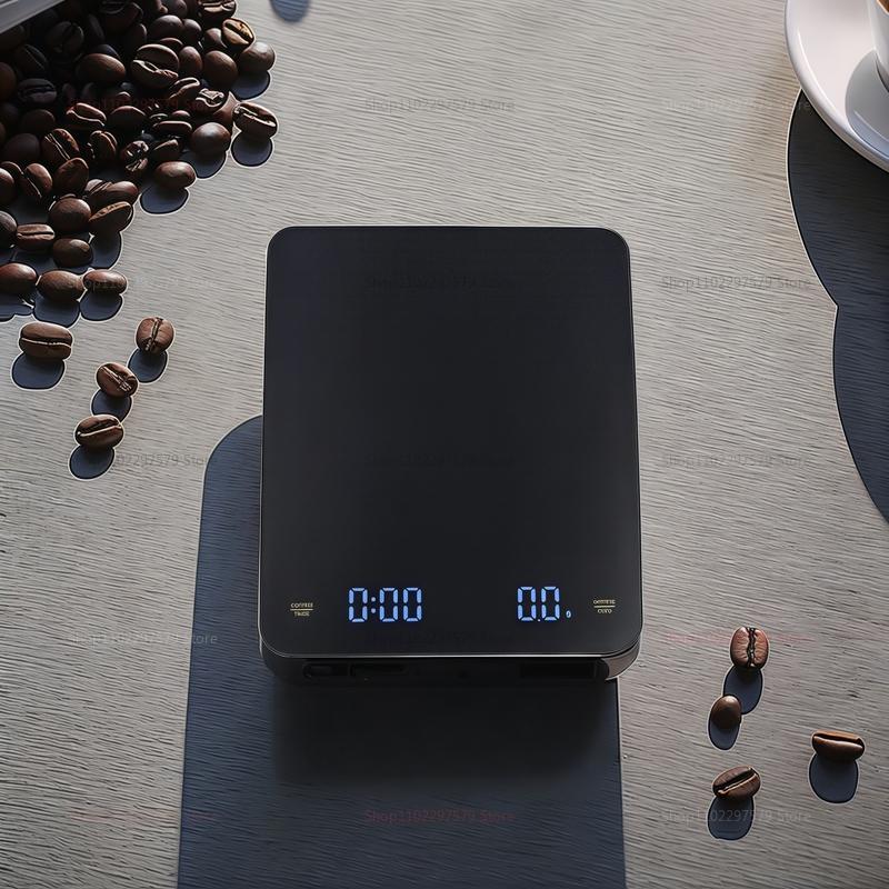 Digital Espresso Coffee Scale with Timer 3kg LCD Display Precision Pour Over Drip Brewing Scale Auto Off Professional Barista