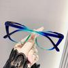 Men's Trendy Premium Gradient Frame Myopia Glasses Fashion Women's Myopia Glasses Cat's Eye Anti-Blue Light Women's Eyeglasses