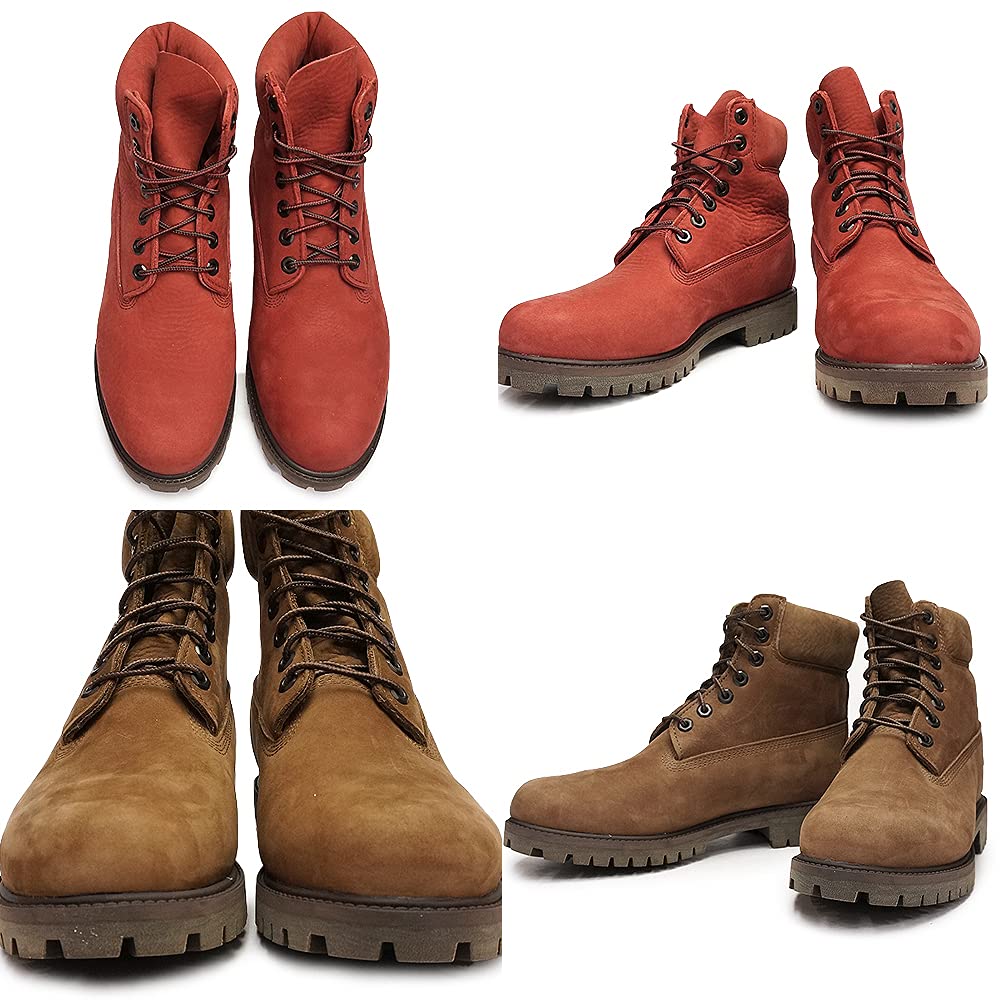 Timberland Icon Premium Genuine 10073 Size 6-inch Boots, Men's, Waterproof, Leather, (Black Nubuck), 27.5cm (US 9.5)