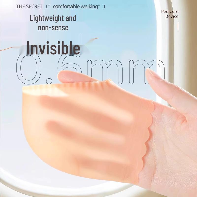 8-Pack Silicone Heel Protectors: Anti-Cracking Foot Care Covers