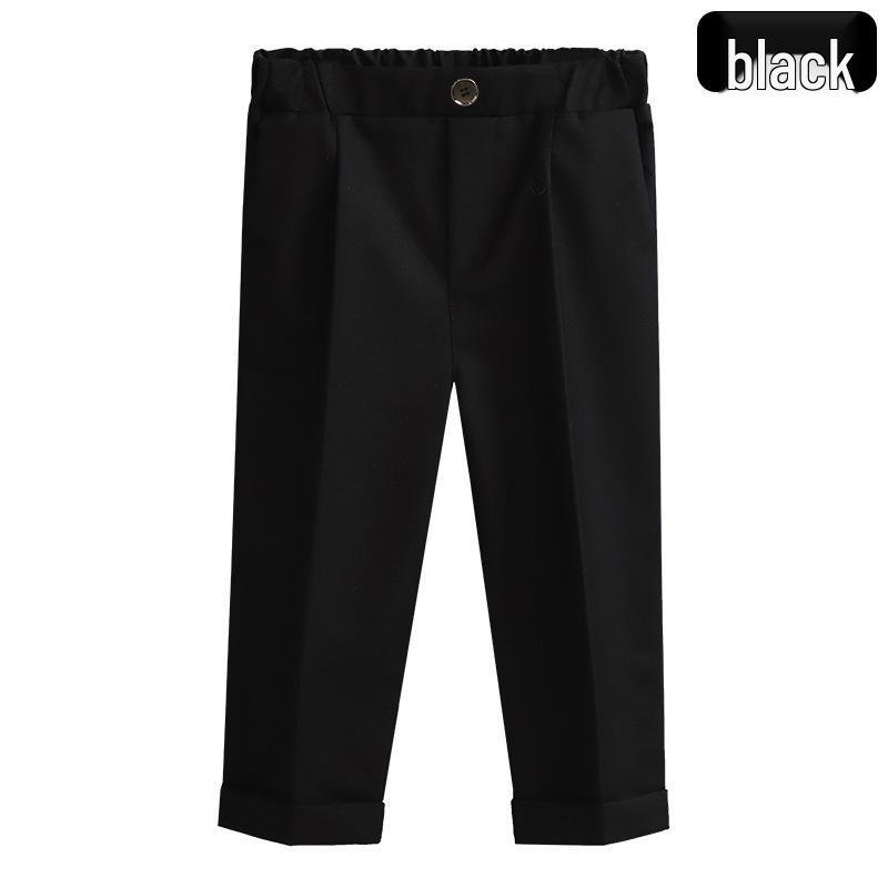 Pantaloni de costum uni pentru copii - Pantaloni lungi casual pentru băieți pentru uniforma de școală primară, costum de spectacol de primăvară/toamnă