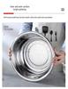 Extra Thick Non-Magnetic Stainless Steel Basin for Vegetables, Dough, and Face Washing