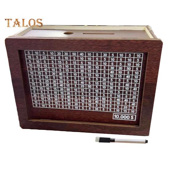 

Деревянная копилка со счетчиком маркером 1000/3000/10000 долларов США копилка для монет денежный контейнер для детей и взрослых накопительный кейс банка 1pc