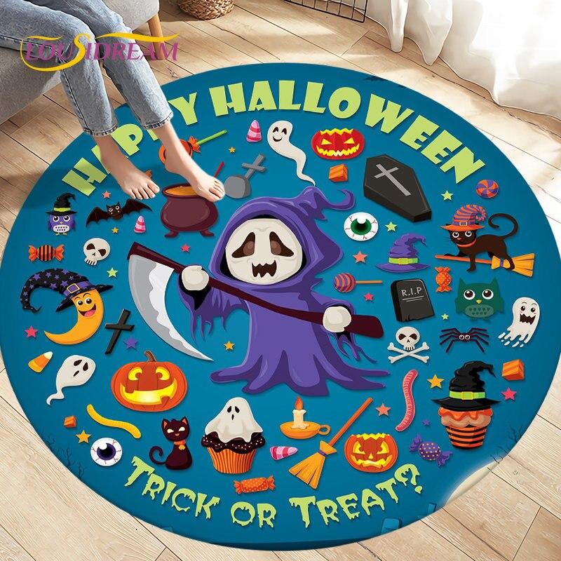 Cartoon Gamer Game Controler Area Koberec,Koberec s kulatým kobercem do obývacího pokoje Ložnice Dekorace,Děti si hrají plazící se protiskluzová podložka na podlahu