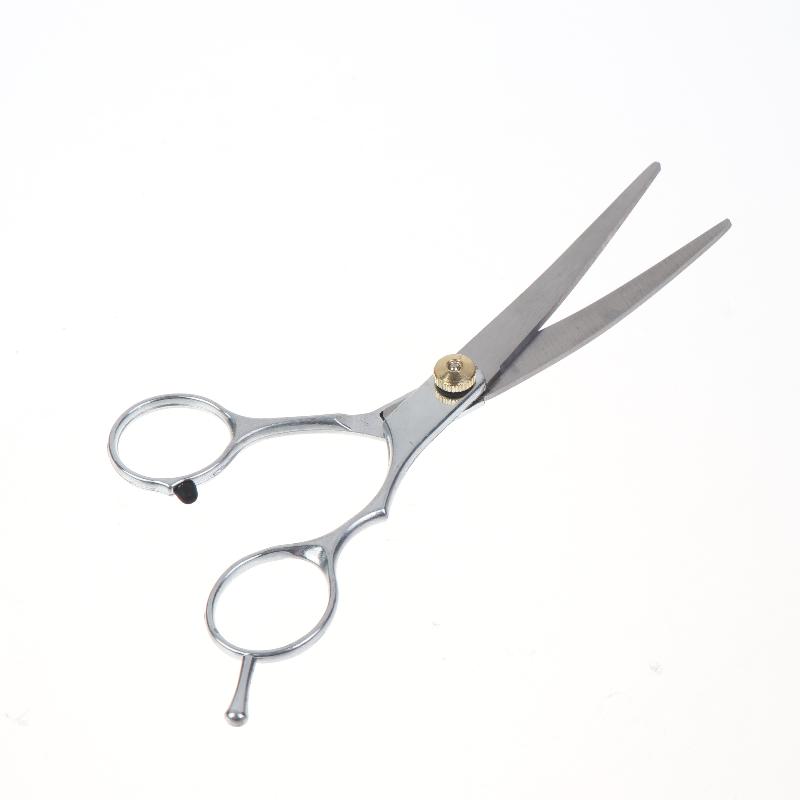 1Pcs Professional Trimming Scissors Bent Scissors Pet Grooming Scissors Dog Hair Tool Haircutting Pet Clippers