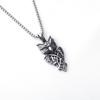 New Viking Celtic Knot Owl Necklace Titanium Steel Casting Retro Item Jewelry