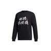 Sweatshirts Men's Black Crew Neck Moderate Regular GR3044
