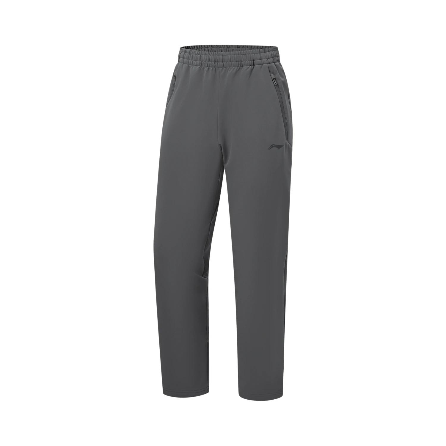 Li-Ning Fitness Series Casual Fashion Comfortable Versatile Simple Sports Long Pants Men bottoms AYKW197-1 XL