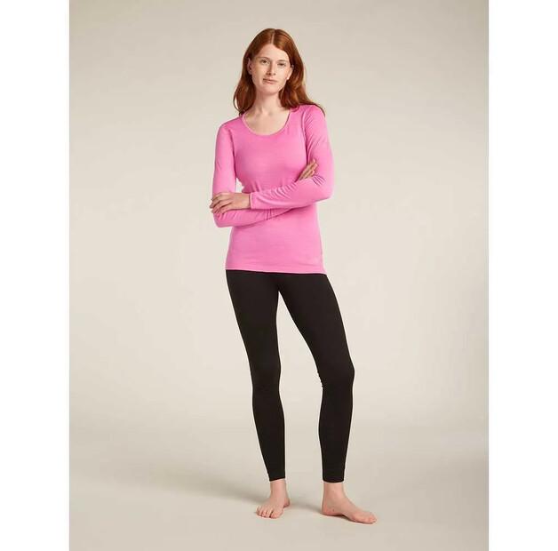 Icebreaker Базовый слой с длинным рукавом Merino 200 Oasis Scoop