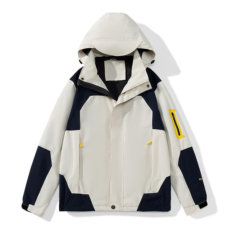 

Унисекс Водонепроницаемая ветровка для весны и осени: Идеально для альпинизма, рыбалки и многого другого 3XL