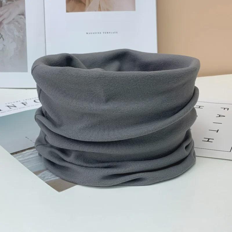 Unisex fleecový šátek: Útulný, lehký nákrčník pro všechna roční období, jednobarevný, větruodolný, ideální pro cyklistiku.