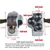 Motorcycle Handle switch-KG-072 Four-function Silver