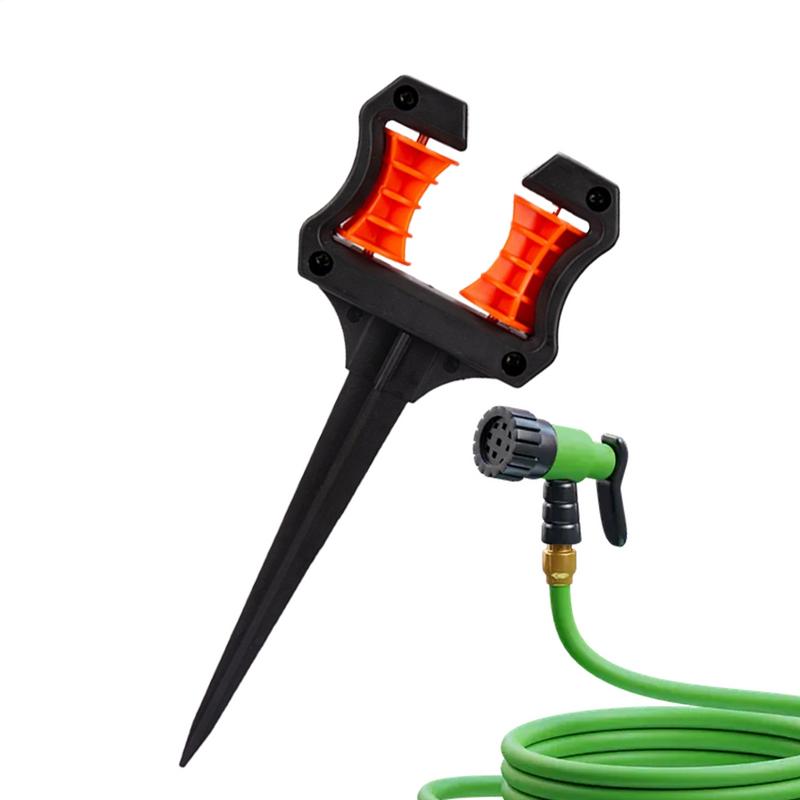 1pcs Garden Hose Nail Top Roller Soft Water Pipe Positioning Pointed Lawn Hose Spike Holder Garden Hose Nail Bracket