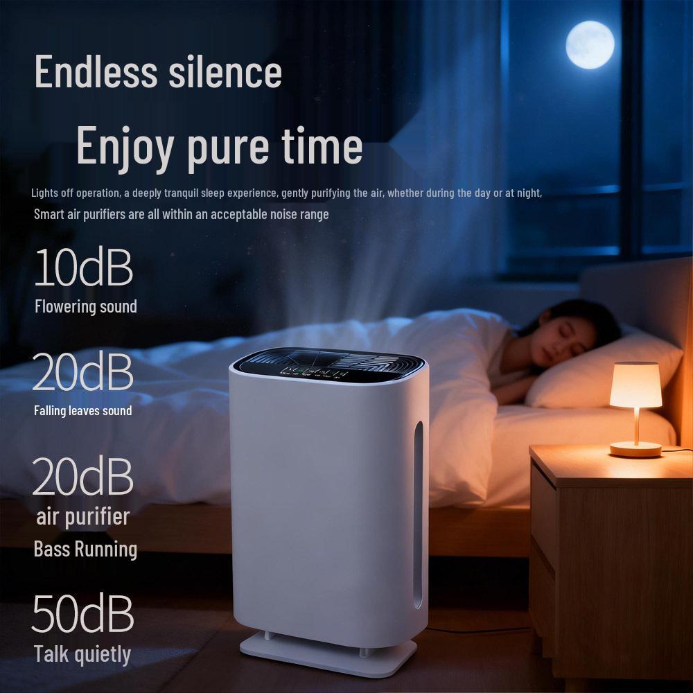 Medical Grade Air Purifier for Formaldehyde and Smoke Removal with Negative Ions for Home Use