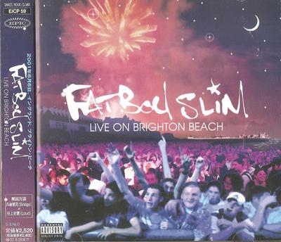 CD FATBOY SLIM  Live On Brighton Beach EICP59 Epic 2002 Japan Dance  Electronica Used