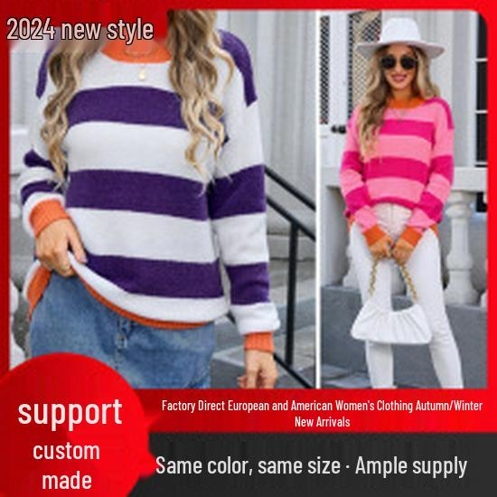 2026 Women's Winter Valentine’s Heart Sweater - European Style Round Neck Pullover