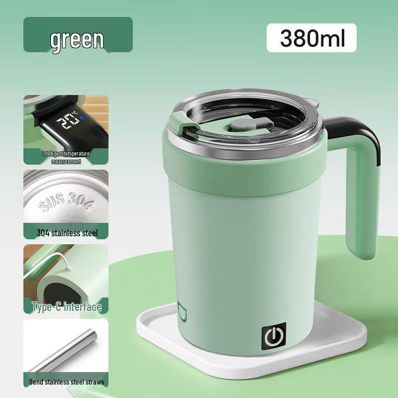 Self-Stirring Coffee Mug with Temperature Display