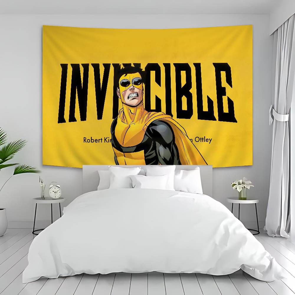 Animation IInvincibles Tapestry Art Printing Japanese Wall Tapestry Anime Wall Hanging Home Decor
