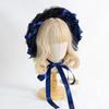 Капелюх-бонет Ligwon Lolita Maid з мереживом та волоссям, Морі Готік, Маленький шкільний капелюх для чайної вечірки, Капелюшок, Капелюх, Стрічка, Аксесуар, Дівчинка, Лоліта, Принцеса, Лялька, Обличчя,