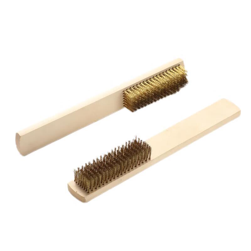 Chuxiao Copper Wire Wooden Handle Brush for Rust Removal