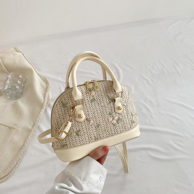 Stylish Vintage Shell Bag For Women In Black Beige Brown And Khaki Perfect For Casual Daily Use