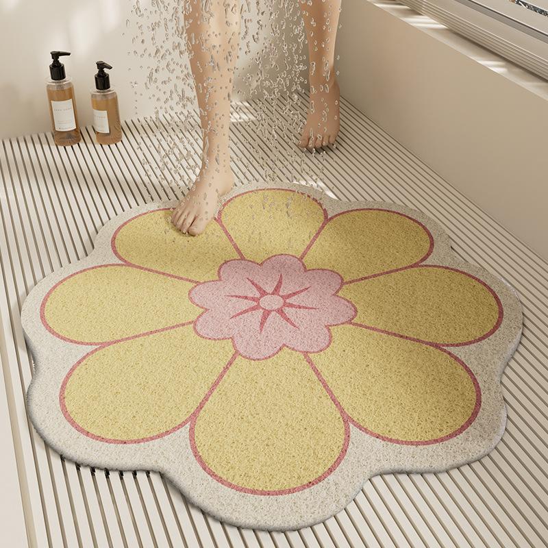 New Bathroom Non-Slip Floor Mat, Shower Room, Bathroom, Floor Anti-Drop Foot Mat, Toilet, Bathroom, Bathtub, Water Barrier Mat
