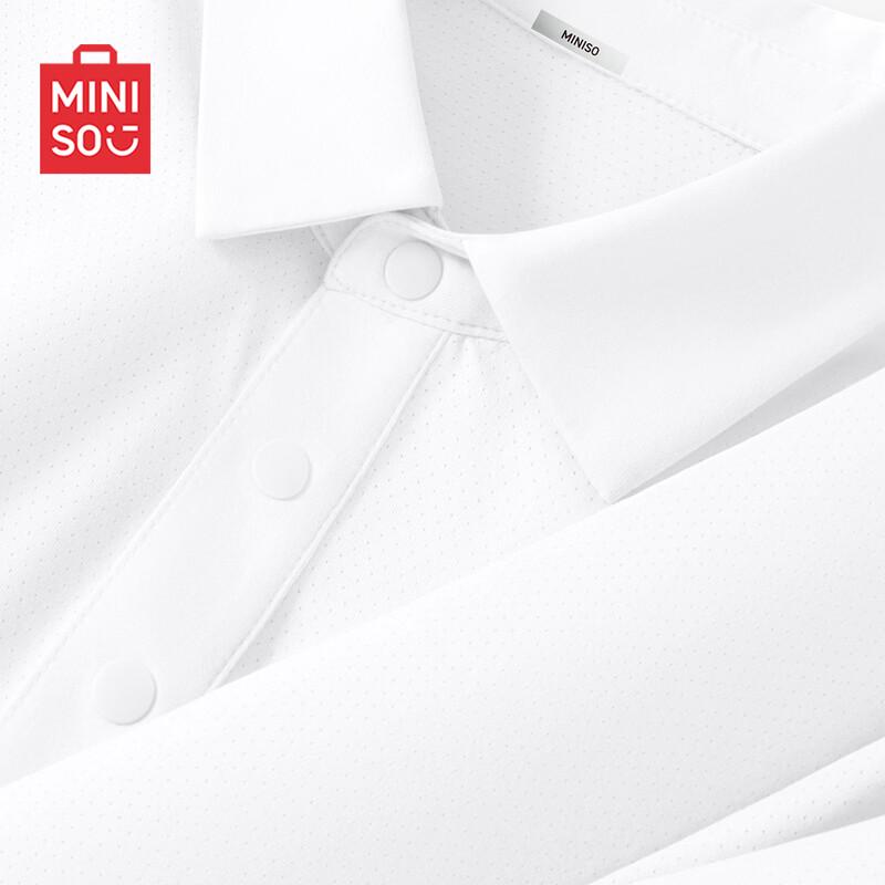 MINISO Men s Mesh Quick-Dry Polo T-Shirt L
