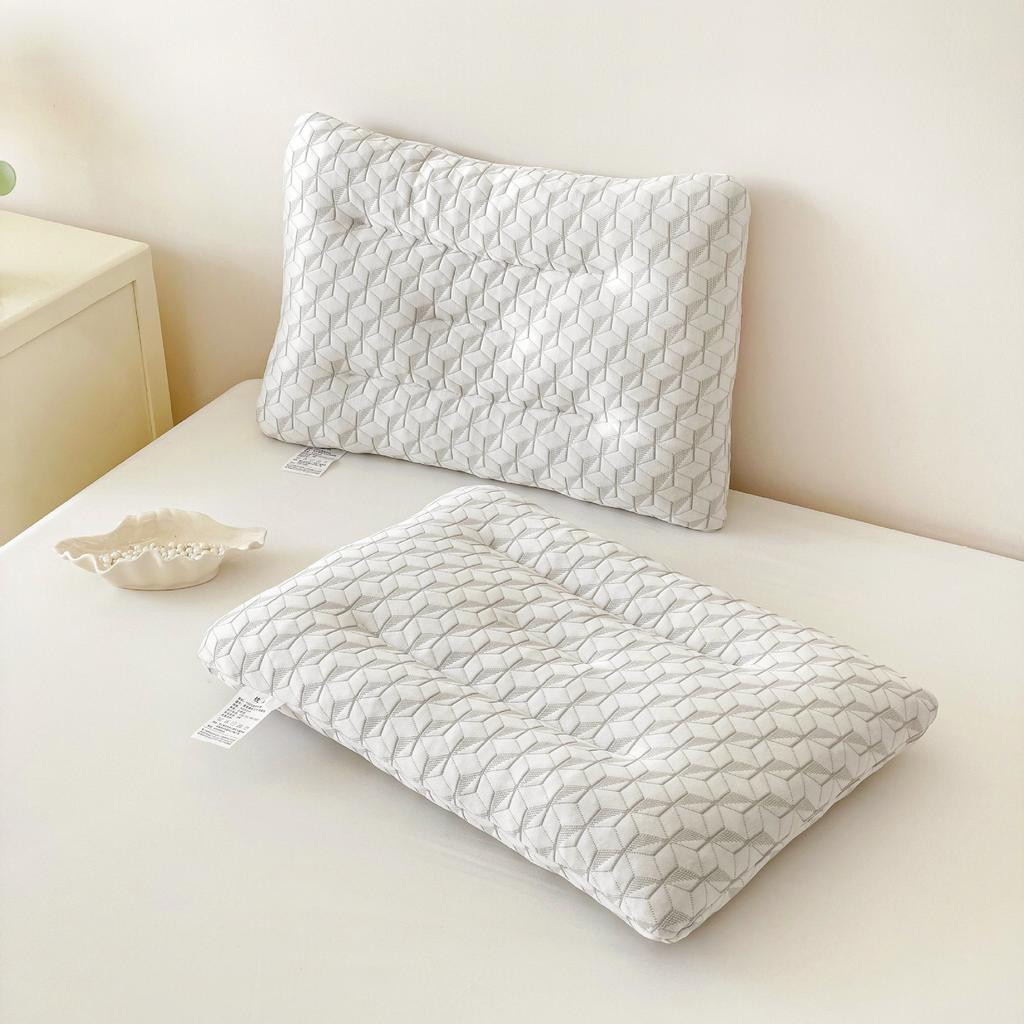 New Thai Natural Latex Pillow Ice Silk Cooling Particle Pillow Light Luxury Pillow Core Pillow