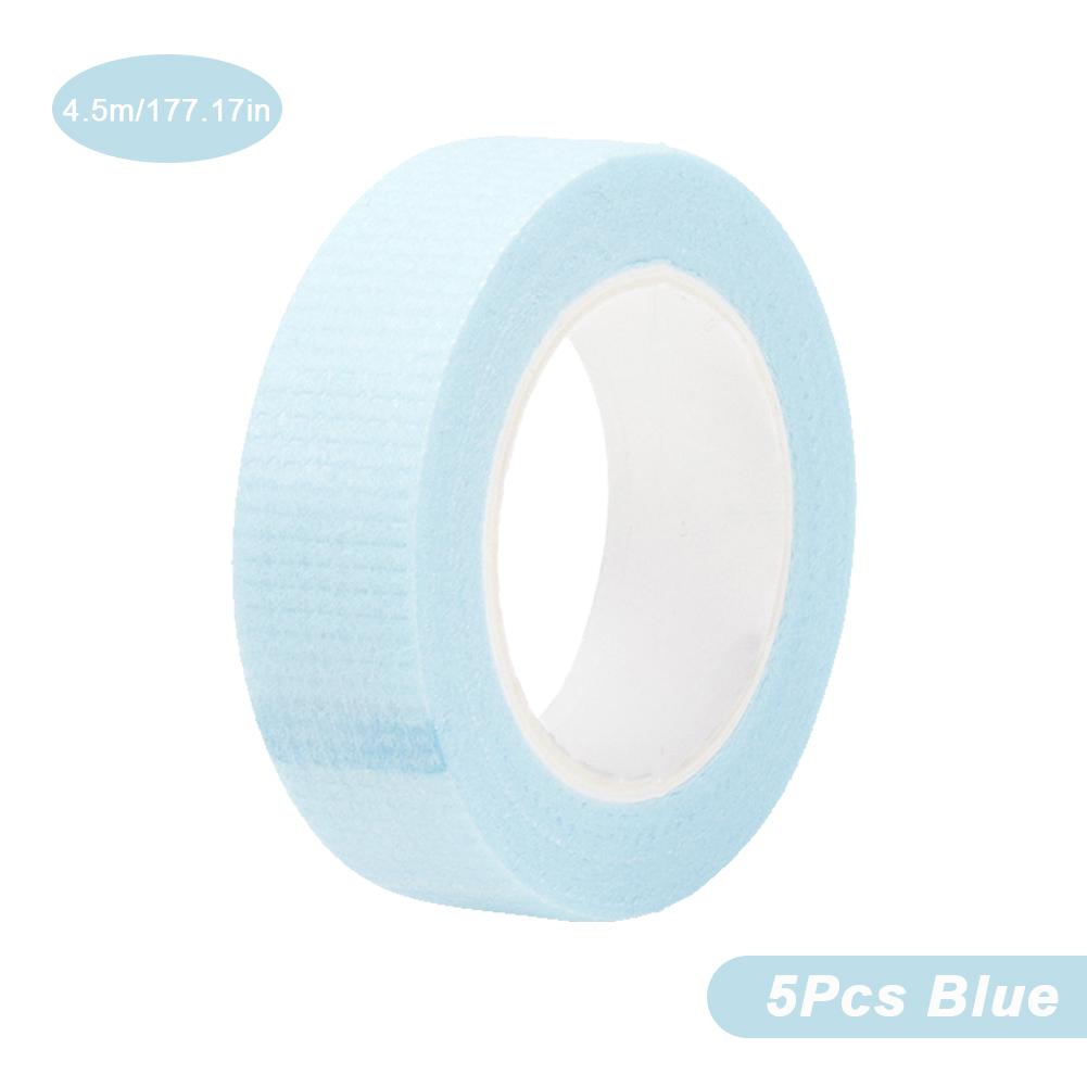 

5/10 Rolls Eyelash Tape For Lash Extension Breathable Non-woven Tape Under Eye Pads Adhesive Eye Stickers Makeup Tools Eye Patches синій