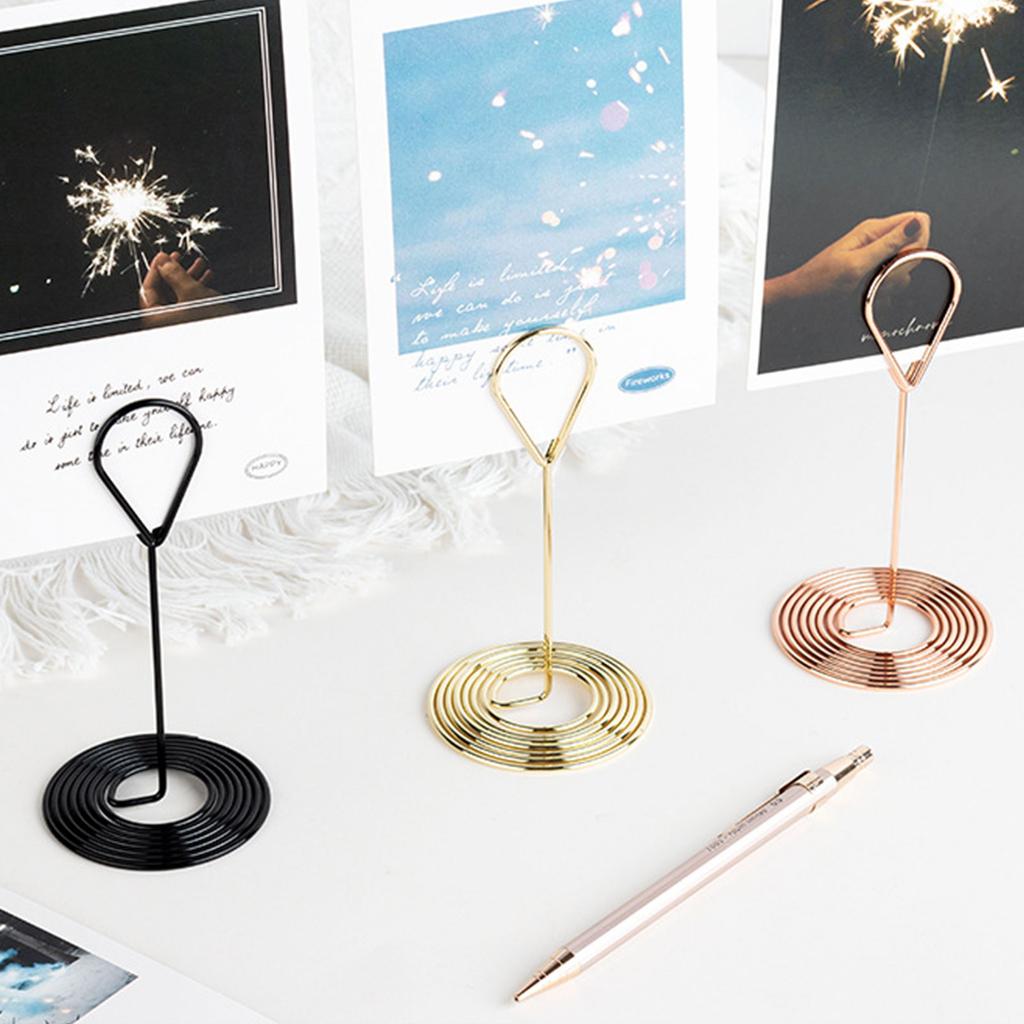 Metal Clip Table Number Holders Photo Holder Table Number Stand Perfect for Weddings and Parties