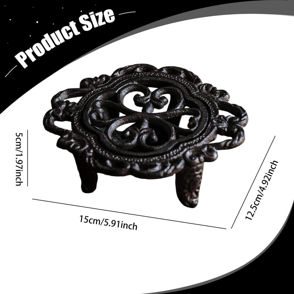 Robuster Teekannenwärmer, Teelichtwärmer im Vintage-Design mit stabilem Halter für Villabalkon, Hotel,