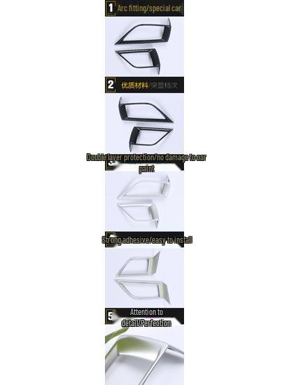2020 CT4 Air Outlet Decorative Frames and Center Console Sequins Stickers for Left and Right