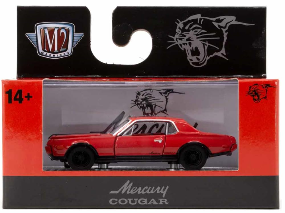M2 Machines 164 Scale “Auto Sentics Release 87” “1968 Mercury Cougar 390”