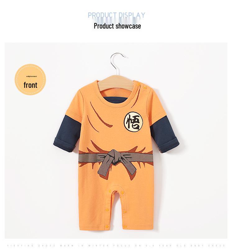Goku Series Baby Short Sleeve Onesie - Newborn Cotton Romper