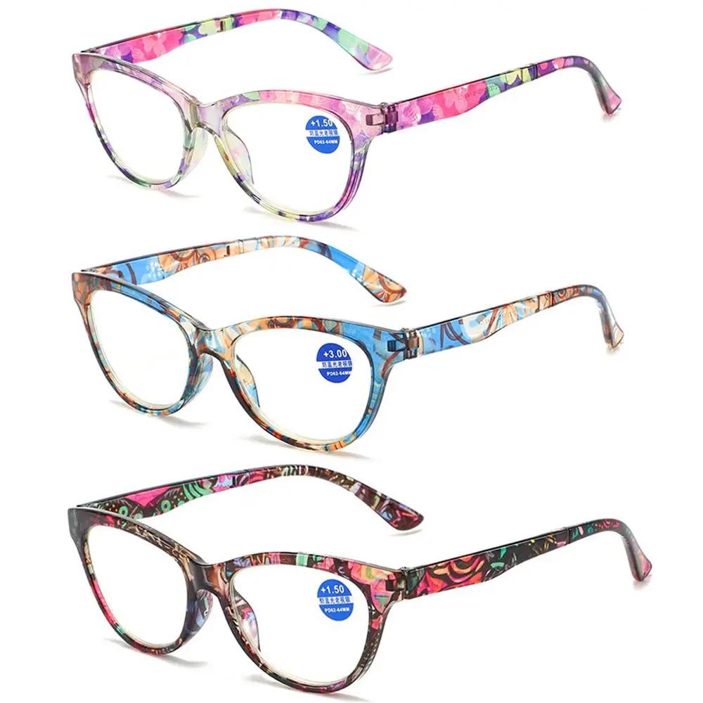 Comfortable Portable Vintage Eye Protection Ultra Light Frame Anti-Blue Light Eyeglasses Reading Glasses