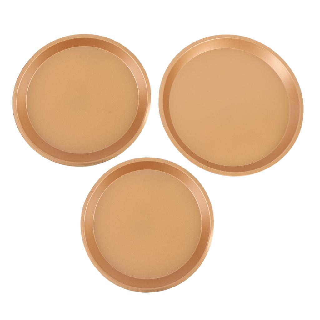 Carbon Steel Pizza Pans Uniform Heat Conduction 10 Inch 11 Inch 12 Inch Pizza Baking Trays for Various Ovens