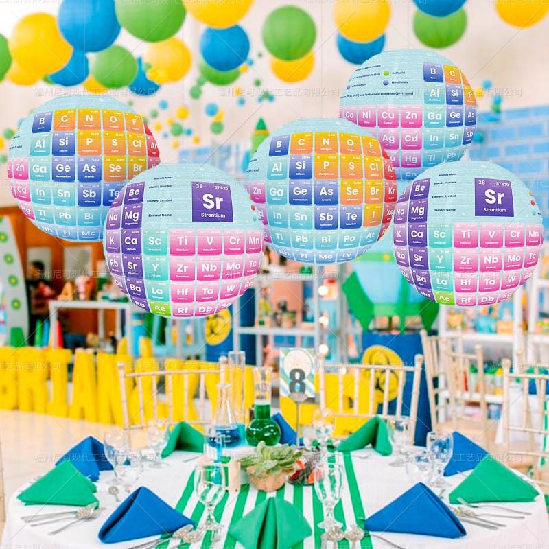 Back To School Periodic Table Paper Lantern 10 Inch DIY Classroom Decoration